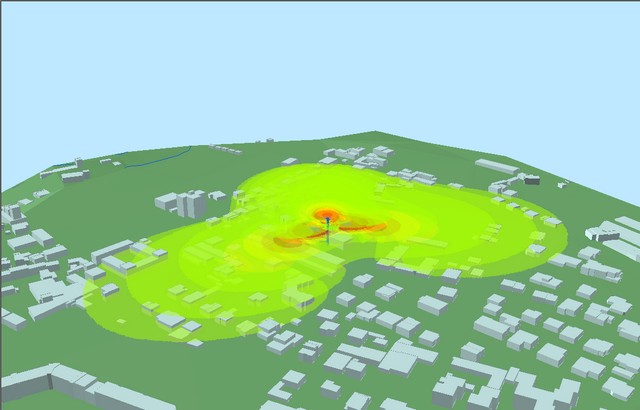Modello tridimensionale con mappe di campo