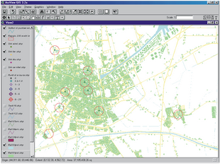 Mappatura provinciale SRB su GIS